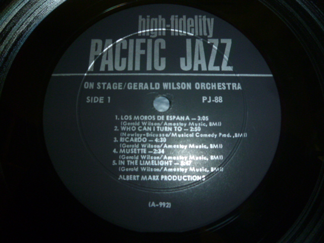 画像: GERALD WILSON ORCHESTRA/ON STAGE