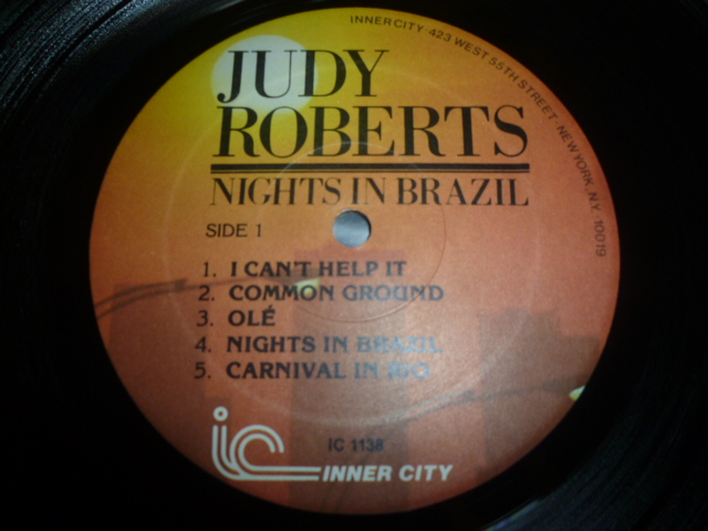 画像: JUDY ROBERTS/NIGHTS IN BRAZIL