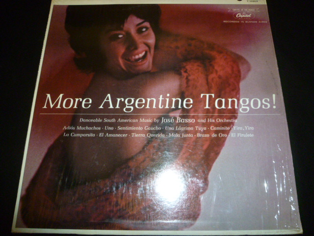 画像1: JOSE BASSO & HIS ORCHESTRA/MORE ARGENTINE TANGOS !