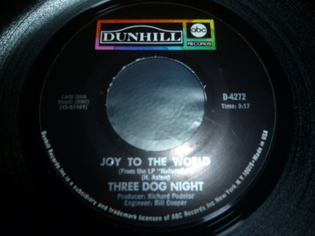画像1: THREE DOG NIGHT/JOY TO THE WORLD