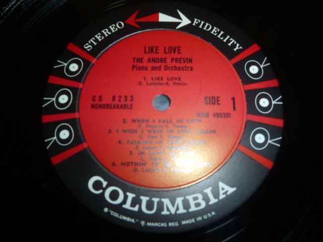 画像: ANDRE PREVIN/LIKE LOVE