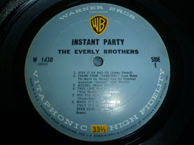 画像: EVERLY BROTHERS/INSTANT PARTY