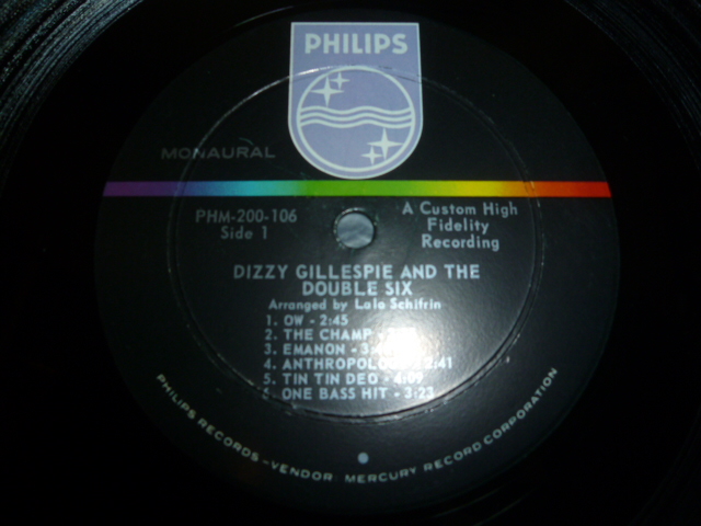 画像: DIZZY GILLESPIE & THE DOUBLE SIX OF PARIS/SAME