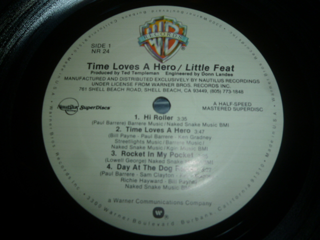 画像: LITTLE FEAT/TIME LOVES A HERO