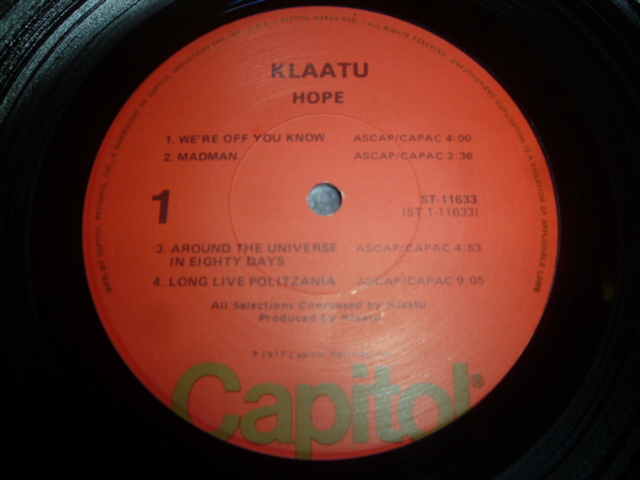 画像: KLAATU/HOPE