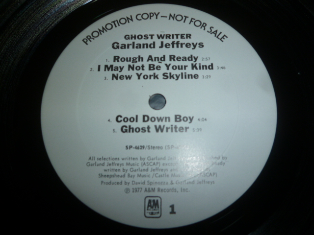 画像: GARLAND JEFFREYS/GHOST WRITER