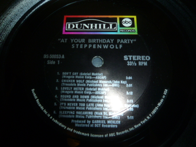 画像: STEPPENWOLF/AT YOUR BIRTHDAY PARTY