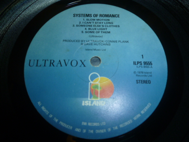 画像: ULTRAVOX/SYSTEMS OF ROMANCE