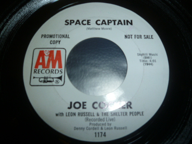 画像1: JOE COCKER/SPACE CAPTAIN (LIVE)