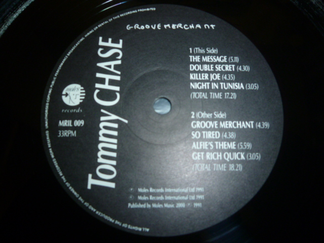 画像: TOMMY CHASE/GROOVE MERCHANT