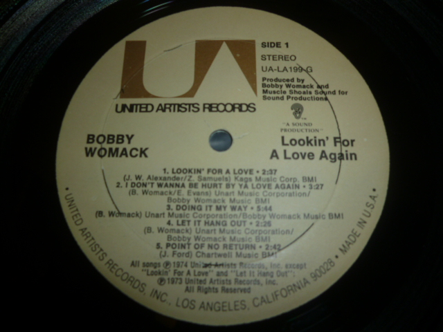 画像: BOBBY WOMACK/LOOKIN' FOR A LOVE AGAIN