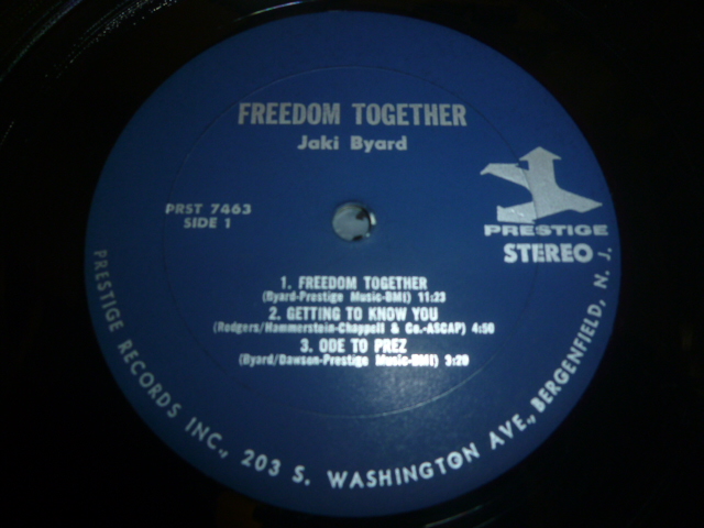 画像: JAKI BYARD/FREEDOM TOGETHER !