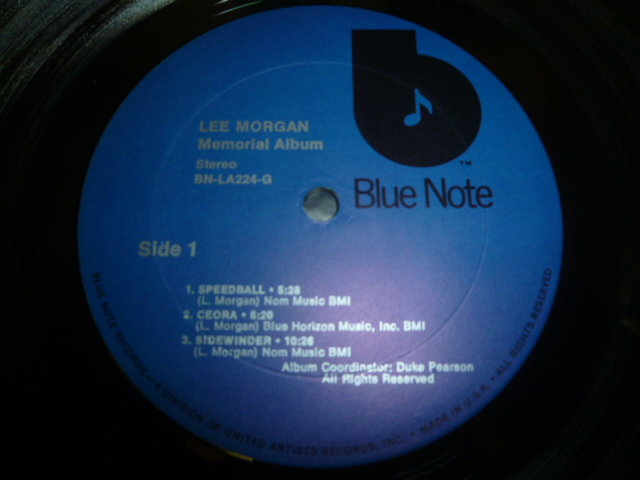 画像: LEE MORGAN/MEMORIAL ALBUM