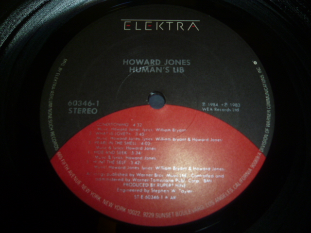 画像: HOWARD JONES/HUMAN'S LIB