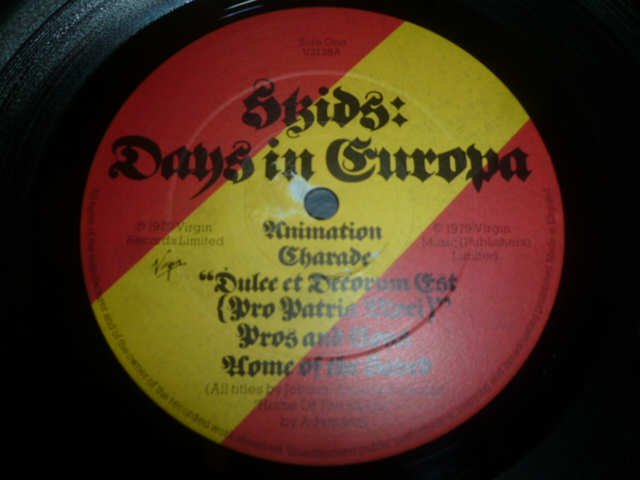 画像: SKIDS/DAYS IN EUROPA