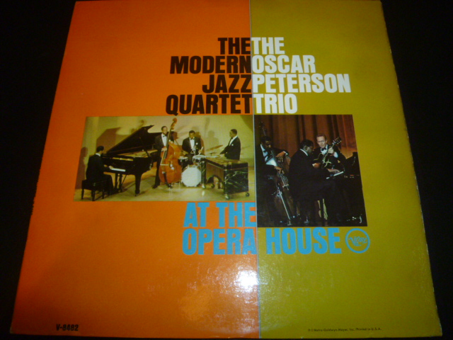 画像1: MODERN JAZZ QUARTET & OSCAR PETERSON TRIO/AT THE OPERA HOUSE