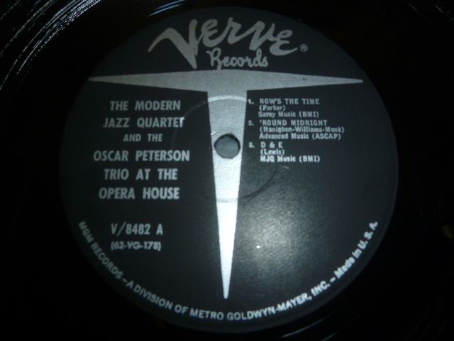 画像: MODERN JAZZ QUARTET & OSCAR PETERSON TRIO/AT THE OPERA HOUSE