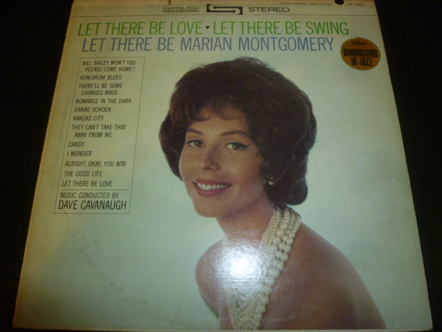 画像1: MARIAN MONTGOMERY/LET THERE BE LOVE, LET THERE BE SWING, LET THERE BE MARIAN MONTGOMERY