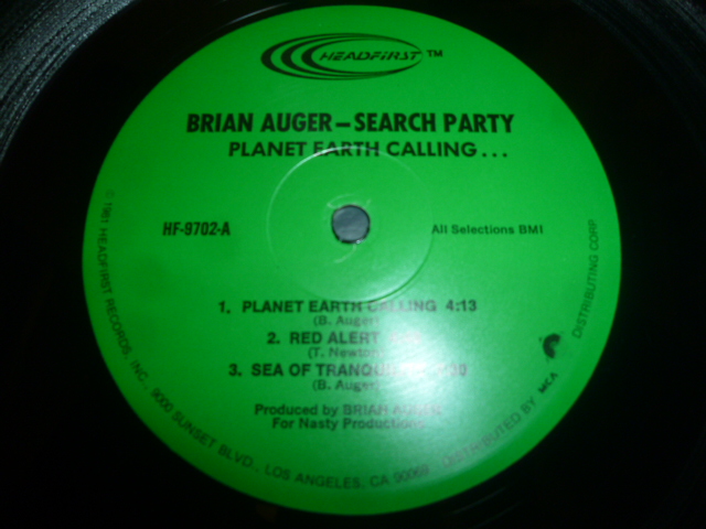 画像: BRIAN AUGER - SEARCH PARTY/PLANET EARTH CALLING ...