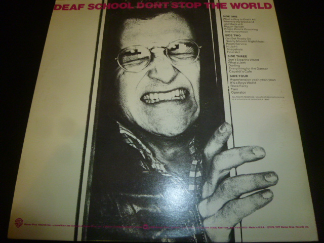 画像: DEAF SCHOOL/ 2ND HONEYMOON /DON'T STOP THE WORLD