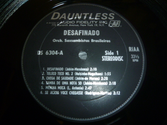 画像: ORCHESTRA SAXSAMBISTAS BRASILEIROS/DESAFINADO