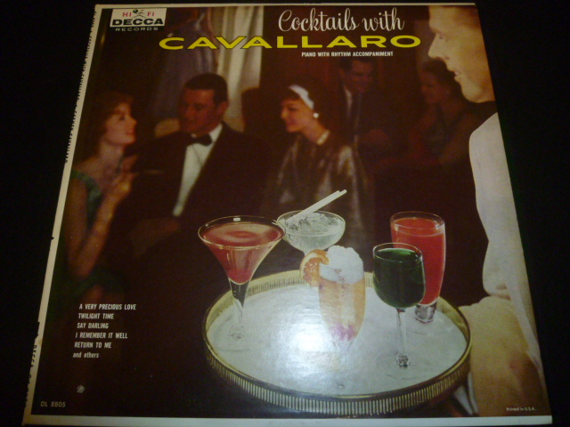 画像1: CARMEN CAVALLARO/COCKTAILS WITH CAVALLARO