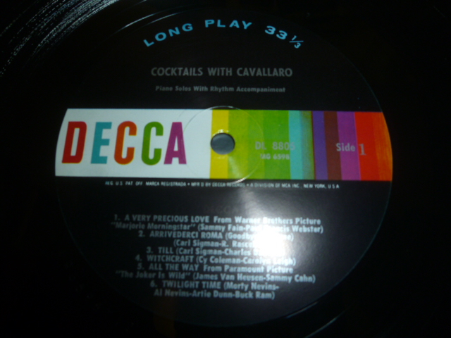 画像: CARMEN CAVALLARO/COCKTAILS WITH CAVALLARO