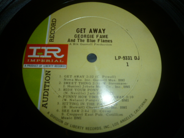 画像: GEORGIE FAME/GET AWAY