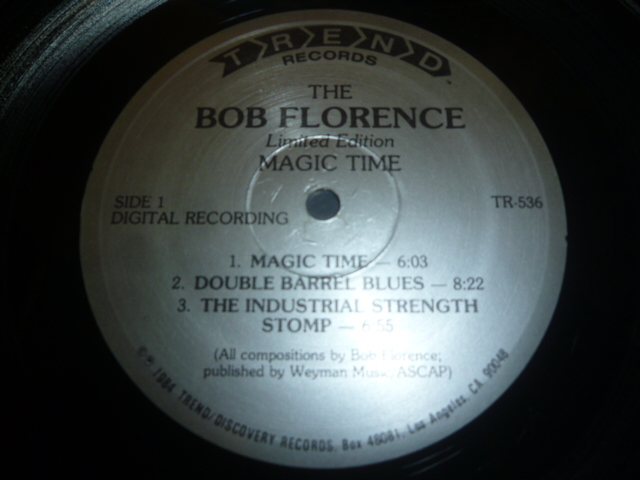 画像: BOB FLORENCE LIMITED EDITION/MAGIC TIME