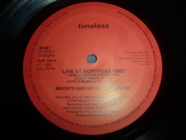 画像: MACHITO & HIS SALSA BIG BAND/LIVE AT NORTH SEA '82