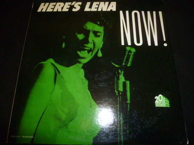 画像1: LENA HORNE/HERE'S LENA NOW !
