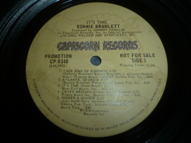 画像: BONNIE BRAMLETT/IT'S TIME
