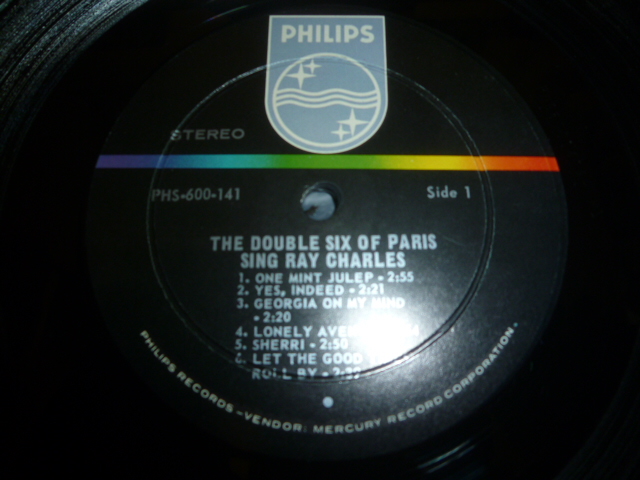 画像: DOUBLE SIX OF PARIS/SING RAY CHARLES