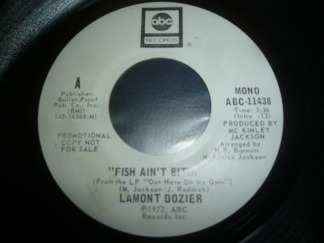 画像1: LAMONT DOZIER/FISH AIN'T BITIN