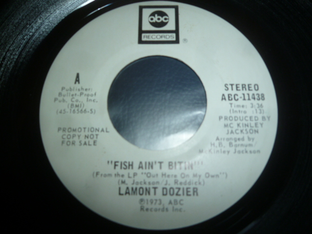 画像: LAMONT DOZIER/FISH AIN'T BITIN