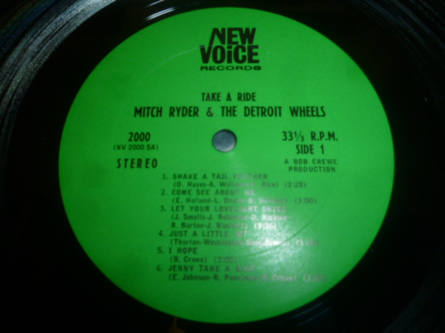 画像: MITCH RYDER & THE DETROIT WHEELS/TAKE A RIDE