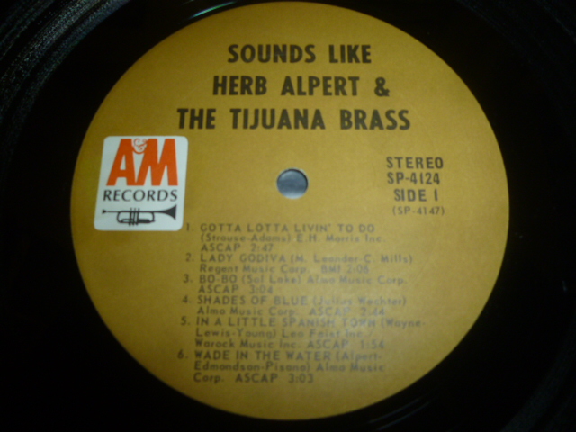 画像: HERB ALPERT & THE TIJUANA BRASS/SOUNDS LIKE
