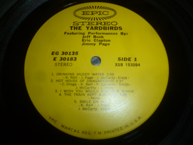 画像: YARDBIRDS/FEATURING PERFORMANCES BY : JEFF BECK, ERIC CLAPTON, JIMMY PAGE