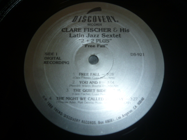 画像: CLARE FISCHER & HIS LATIN JAZZ SEXTET "2 + 2 PLUS"/FREE FALL