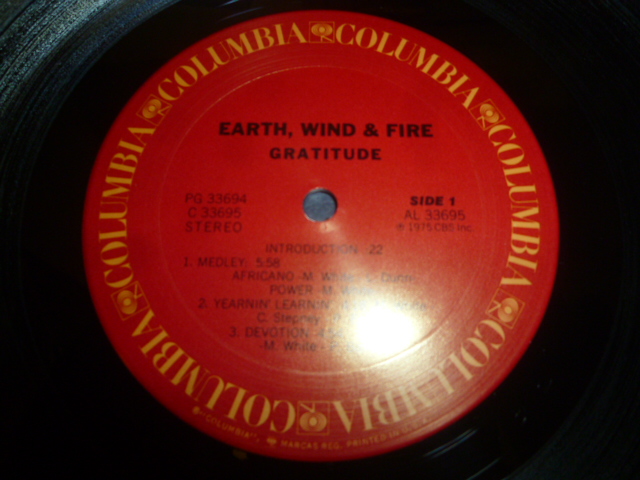 画像: EARTH, WIND & FIRE/GRATITUDE