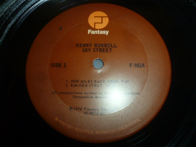 画像: KENNY BURRELL/SKY STREET