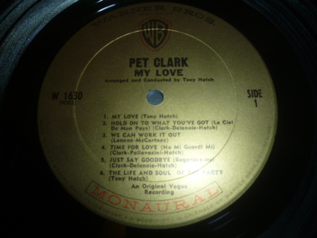 画像: PETULA CLARK/MY LOVE