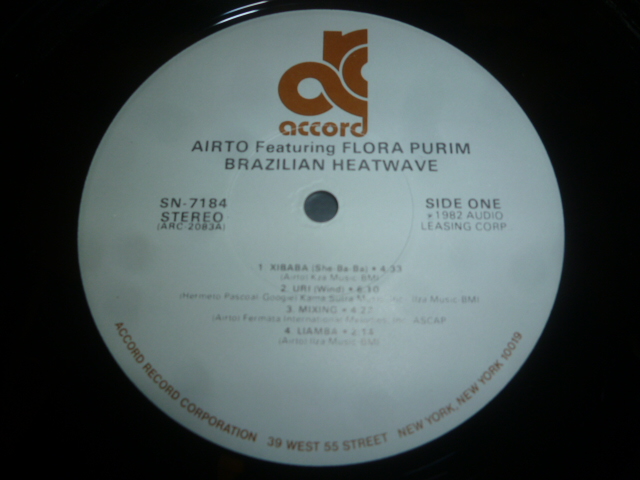 画像: AIRTO & FLORA PURIM/BRAZILIAN HEATWAVE