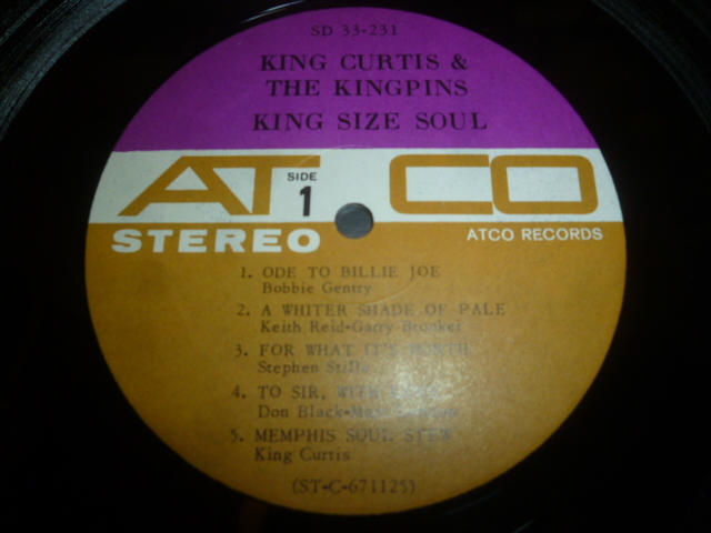 画像: KING CURTIS & THE KINGPINS/KING SIZE SOUL