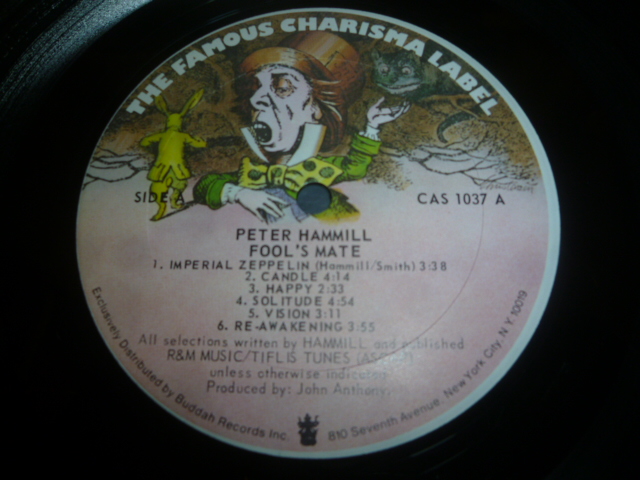 画像: PETER HAMMILL/FOOL'S MATE