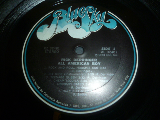 画像: RICK DERRINGER/ALL AMERICAN BOY