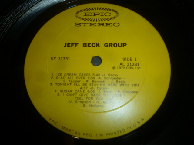 画像: JEFF BECK GROUP/SAME