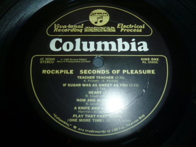 画像: ROCKPILE/SECONDS OF PLEASURE