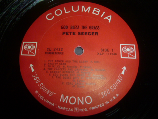 画像: PETE SEEGER/GOD BLESS THE GRASS