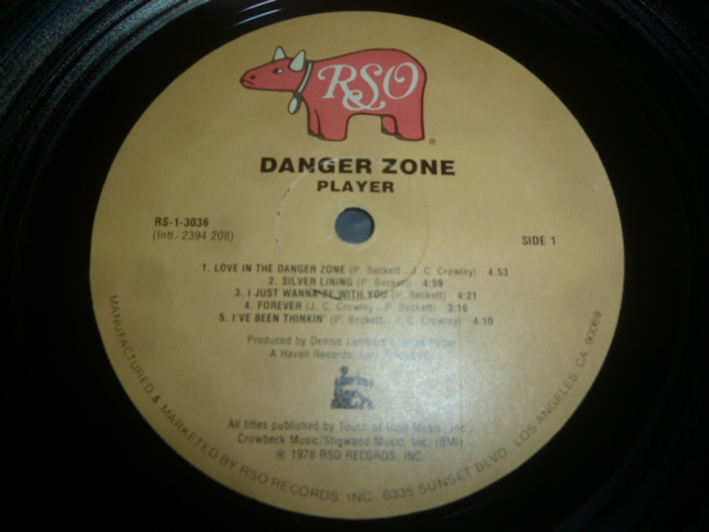 画像: PLAYER/DANGER ZONE